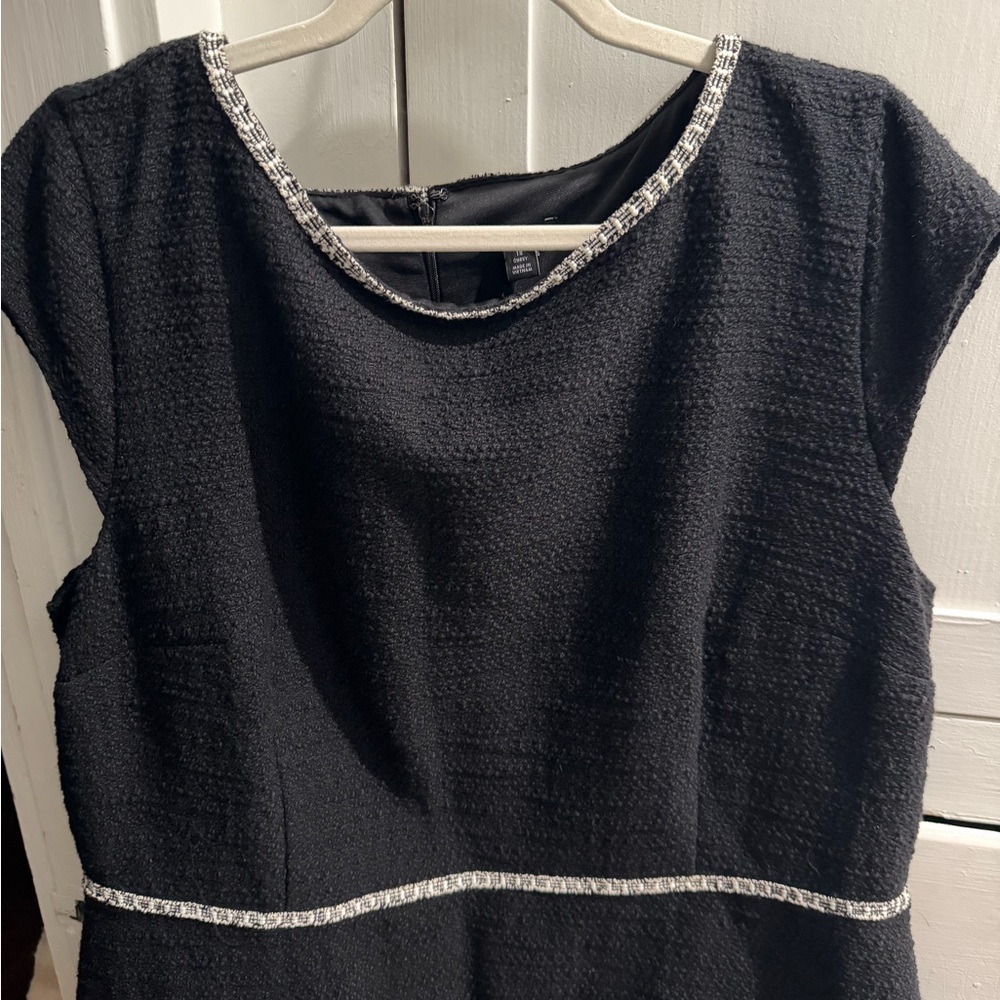 Ann Taylor Black Midi Dress *NWT* - Picture 4 of 11